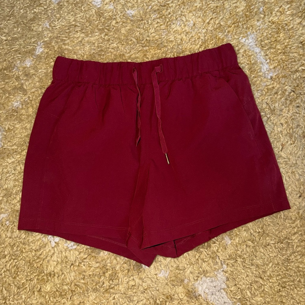 Avia Women's Burgundy Athletic Shorts